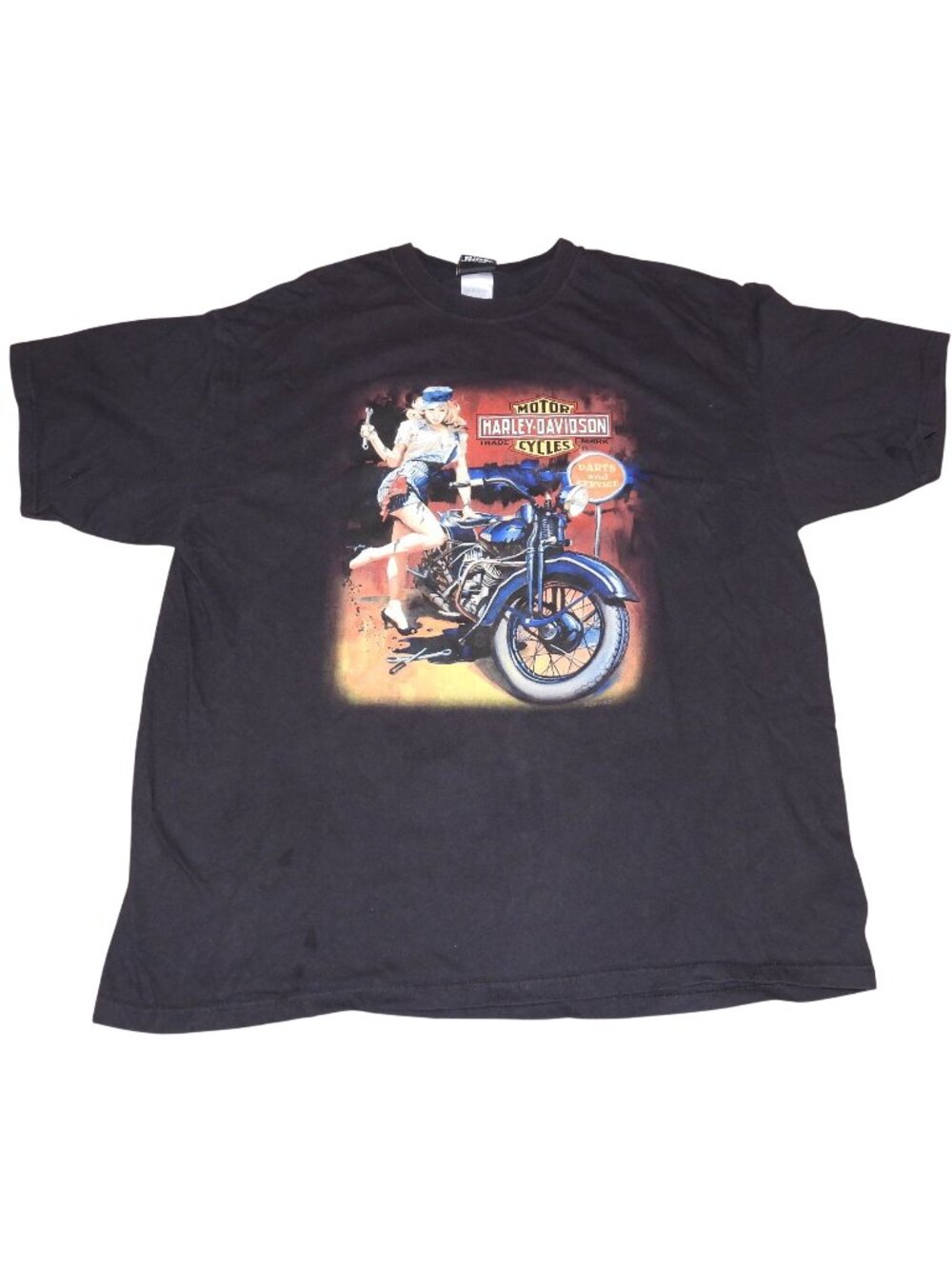 2009 Harley Davidson Parts & Service New Orleans Louisiana T-Shirt 2XL